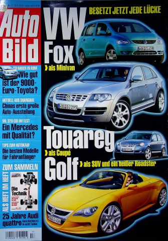 Deckblatt Auto Bild (17/2005)